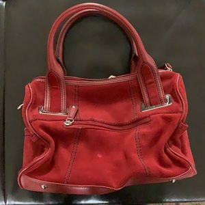 Tignanello small satchel purse. Red